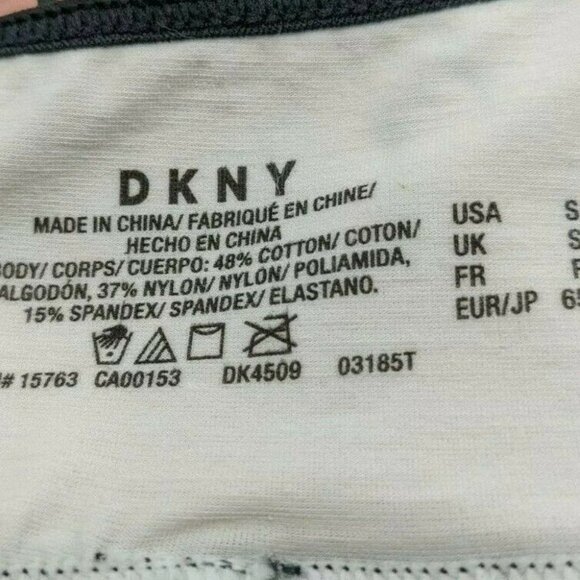 DKNY Intimates Womens Scoop Bralette Wire Free Bra Pink Logo Size Small S NEW - Picture 7 of 7